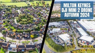 Milton Keynes DJI MINI 2 Drone Autumn 2024 [upl. by Malachi763]