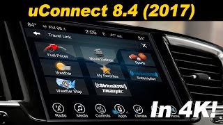 2017 Chrysler uConnect 84 Infotainment Review  In 4K [upl. by Snow]