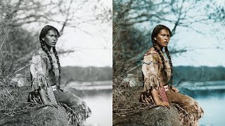 Colorized Historical Photos of American Indians in the Early 1900s [upl. by Seiden]