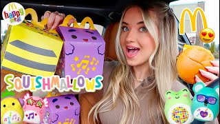 NEW McDonalds SQUISHMALLOW HAPPY MEAL Toy Hunt unboxing 9 [upl. by Erbas]