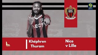 Khéphren Thuram vs Lille  2023 [upl. by Ausoj180]