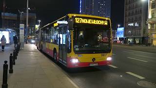 Warsaw Buses At Centrum 7 March 2019 [upl. by Olram]