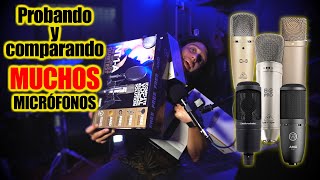 Test de los 5 mejores micrófonos para Home Studio o Estudio  Comparación CALIDAD PRECIO [upl. by Siravat]