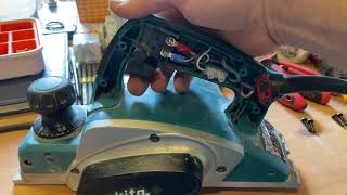 Repairing the severed power cord of my Makita planer [upl. by Moore763]