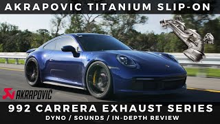 992 Carrera Akrapovic Exhaust Dyno  Sounds  Review [upl. by Ahter]