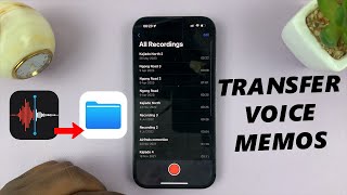 How To Transfer Voice Memos To Files App On iPhone [upl. by Norean]