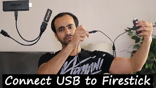 How to Add USB Drive or External Storage to Firestick  Increase Memory [upl. by Justen435]