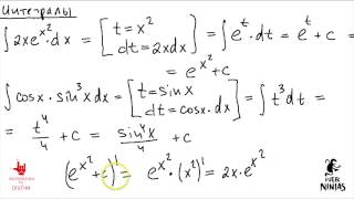 Математика без Хуни Интегралы часть 3 Замена переменной [upl. by Ahsitel191]