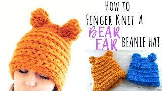 How to Knit a Basic Beanie Hat for Beginners [upl. by Llohcin]