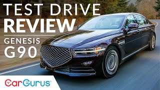 2020 Genesis G90 Review  The best value in fullsize luxury [upl. by Arihaj]