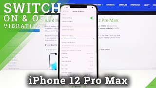 How to Customize Vibration Settings on iPhone 12 Pro Max – Personalize Vibrations [upl. by Aletha]