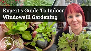 An Experts Guide To Indoor Windowsill Gardening  Grow Fresh Veggies And Herbs All Year Round [upl. by Aivil]