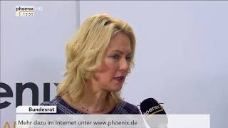 Bundesrat Manuela Schwesig im Interview am 23032018 [upl. by Allerus]