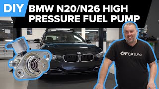 BMW High Pressure Fuel Pump HPFP Replacement DIY BMW F30  N20N26 Engine [upl. by Leal]