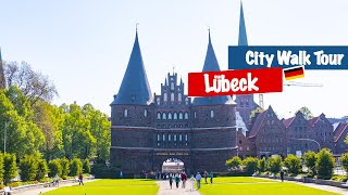 Lübeck Town walk on Sunny Day Germany 4K PT1 [upl. by Girish]