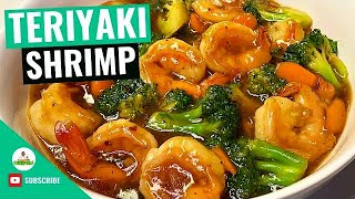 Teriyaki Shrimp Recipe  How to make Teriyaki Shrimp and Broccoli Recipe by chefali1027 [upl. by Yeliw]