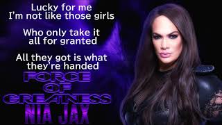 Nia Jax WWE Theme  Force Of Greatness lyrics [upl. by Sophie543]