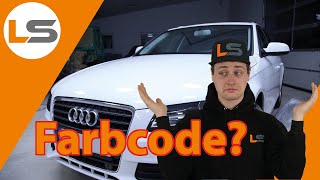 Wo finde ich den Farbcode am Auto  LACKSTORE [upl. by Airal]