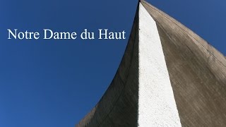 Visite du toit de la Chapelle Le Corbusier avec JeanJacques Virot NotreDame du Haut Ronchamp [upl. by Eerrehs]