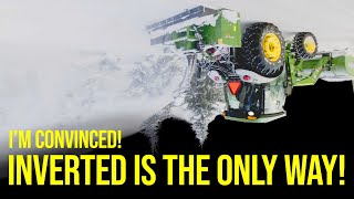 ULTIMATE TRACTOR SNOW REMOVAL SETUP INVERTED SNOWBLOWING ❄️ [upl. by Dloraj]