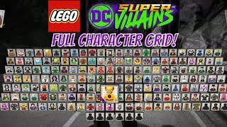 LEGO DC Super Villains  All Characters Unlocked All 162 Characters Revealed At EGX [upl. by Nosle]