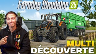 DÉCOUVERTE DE FARMING SIMULATOR 25 [upl. by Akenor]