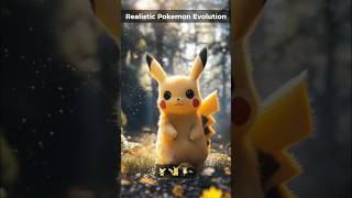 Realistic Pokemon Evolution  Pikachu  Dragonite pokemon pokemoncommunity shorts pikachu [upl. by Swec]