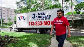 Houston Movers Moving at its finest 3 Men Movers Houston [upl. by Irrehs]