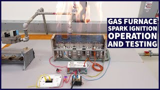 Gas Furnace SPARK IGNITION Operation and Testing [upl. by Annaigroeg]