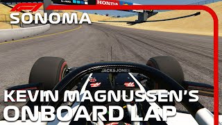 Kevin Magnussen Onboard  F1 Sonoma Raceway  2020 United States Grand Prix [upl. by Juni]