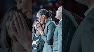 Aja Wilson Gets Emotional At Jersey Retirement [upl. by Ralf558]