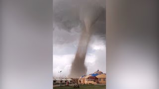 33 injured as tornado hits N Chinas Inner Mongolia [upl. by Itak736]