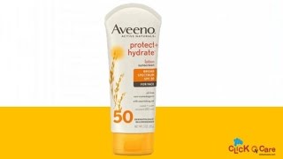 Aveeno Sunscreen Lotion SPF50  ClickOnCare [upl. by Juli]