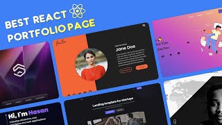 24 Best Free Open Source React Portfolio Website Templates [upl. by Lucian238]