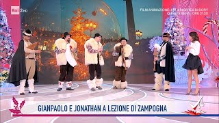 Gli zampognari  A lezione di zampogna  Detto Fatto 20122021 [upl. by Leboff]