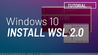 Windows 10 tutorial install WSL2 — Windows Subsystem for Linux 2 [upl. by Aramoix370]