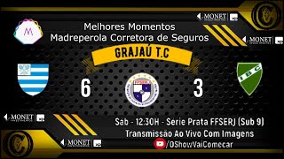 Melhores Momentos Madreperola Grajaú TC 6 x 3 IBC  Sub 9  Série Prata FFSERJ [upl. by Annaehs877]