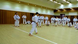 Arimoto Koji Sensei teaches Unsu Jump and Bunkai at International Seminar Japan 2017 [upl. by Trixy]