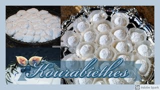 Best Kourabiethes  Greek icing sugar covered shortbread cookies [upl. by Etennaej]