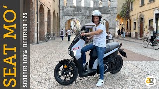 SEAT MO scooter elettrico 125 Test autonomia prezzo [upl. by Noivaz392]