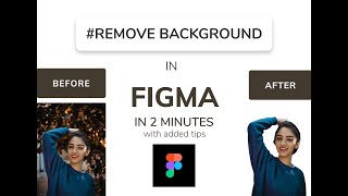 How to remove background from images in FIGMA in 2minutes [upl. by Thisbee]