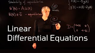 Lecture 39 Systems of Linear Differential Equations [upl. by Belva]