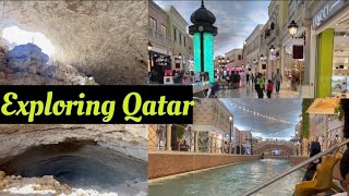 Exploring Qatar  Misfir Cave  Villaggio Mall  Doha Qatar TravelwithG123 [upl. by Eita]