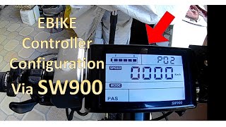 DIY Ebike Conversion Controller Configuration with SW900 LCD Display  DIY Petz [upl. by Giliana]