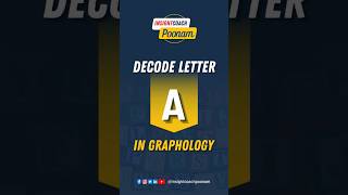 Letter quotAquot in Graphology  Tips on Handwriting Analysis graphology handwritinganalysis lettera [upl. by Wescott]