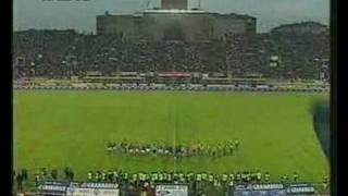 BOLOGNA  MARSIGLIA 1999 INIZIO PARTITA GOL DI PARAMATTI [upl. by Yam]