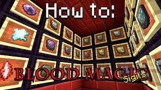 How to Blood Magic  Sigils Minecraft 1122  116 [upl. by Naasar]