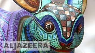 Mexicans turn ancestors’ craft into artworks [upl. by Aronoel]