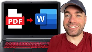 How to Convert PDF to Word Doc For Free  Best Method [upl. by Pride759]