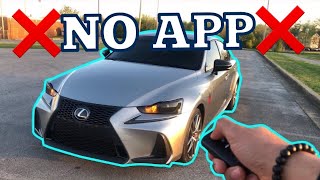 How To Remote Start Your Lexus WITHOUT The App [upl. by Narbig]